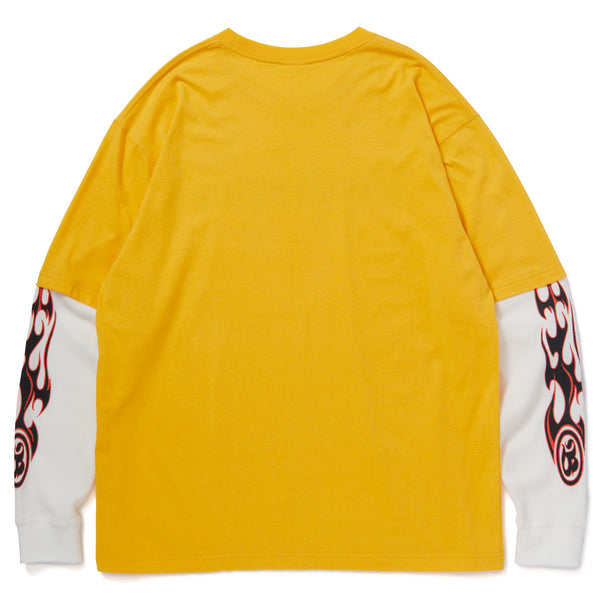 LAYERED L/S TEE YELLOW