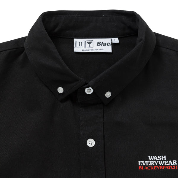 LAUNDROMAT L/S SHIRT BLACK