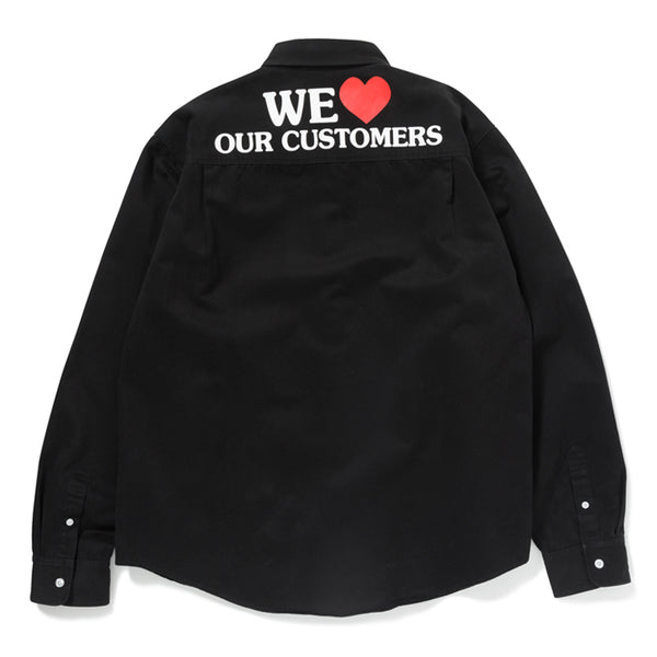 LAUNDROMAT L/S SHIRT BLACK