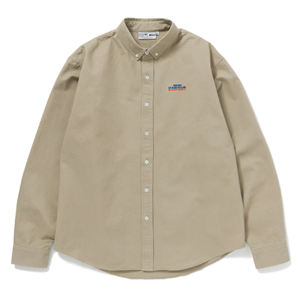LAUNDROMAT L/S SHIRT BEIGE