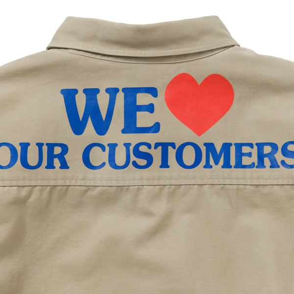 LAUNDROMAT L/S SHIRT BEIGE