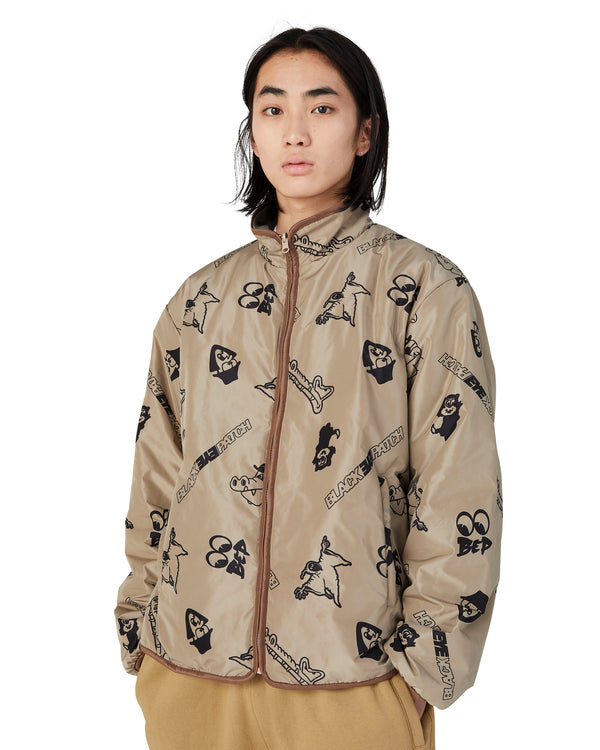 GASIUS REVERSIBLE FLEECE JACKET BEIGE / BEIGE