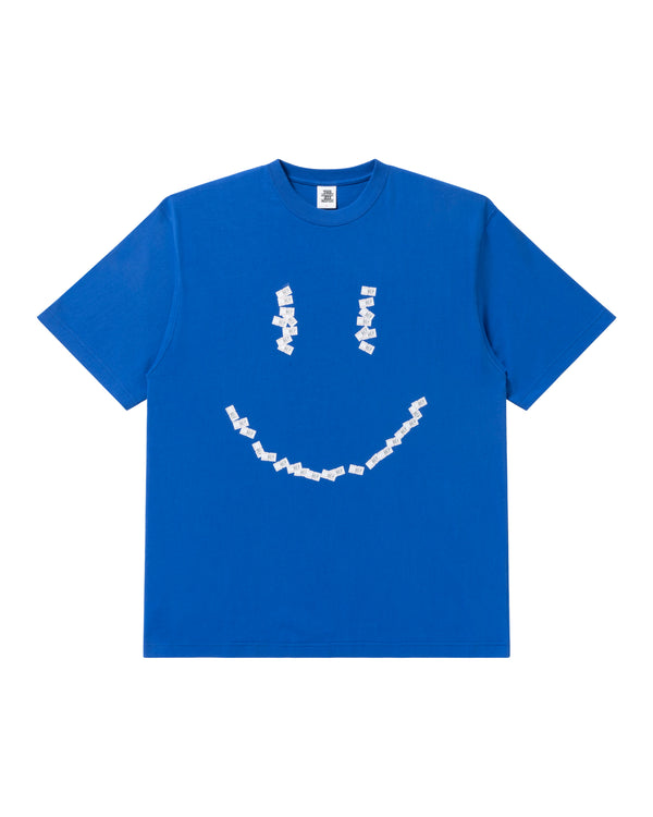 PRICE LABEL SMILE TEE BLUE