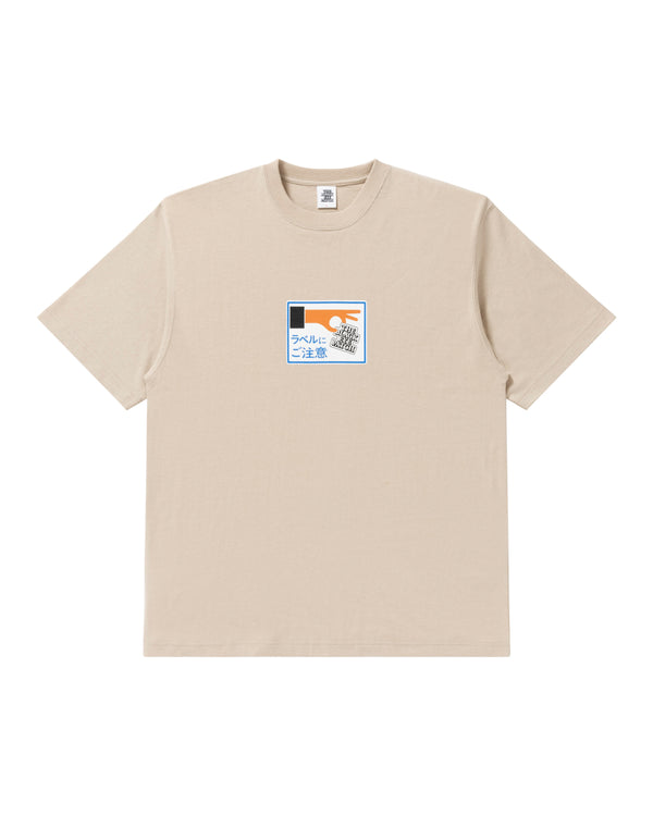 LABEL CAUTION TEE SAND