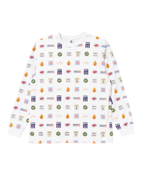 LOGOS L/S TEE WHITE