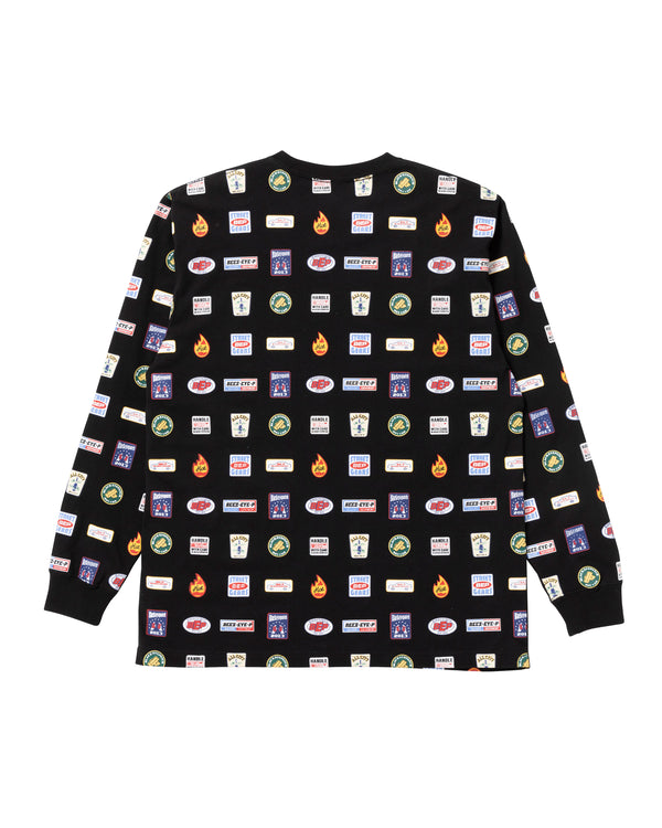 LOGOS L/S TEE BLACK
