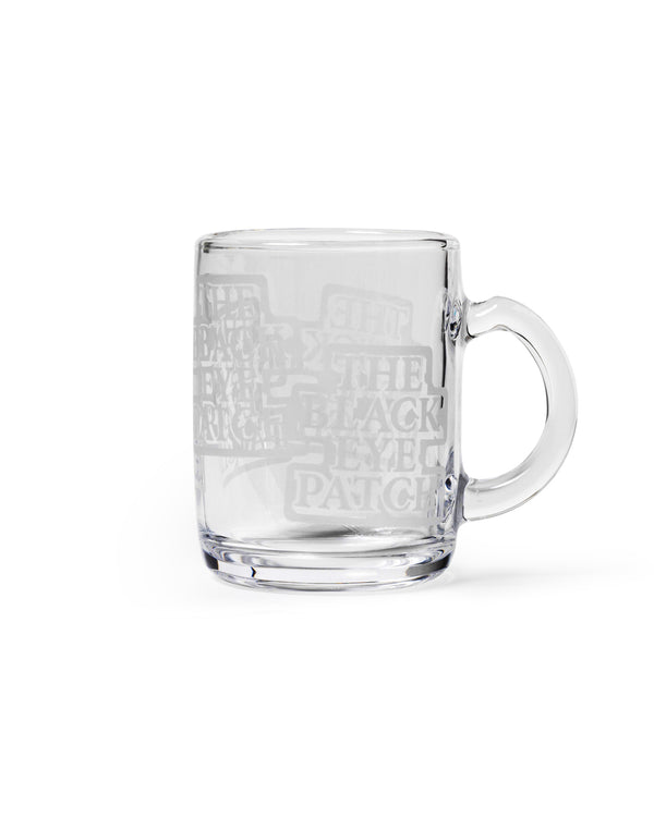 DOUBLE OG LABEL GLASS MUG CLEAR