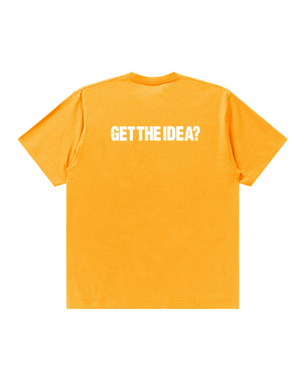 FADED OG LABEL TEE MUSTARD