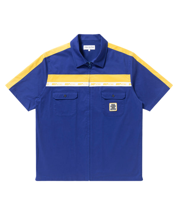 GENUINE PRODUCT RACING WORK SHIRT BLUE
