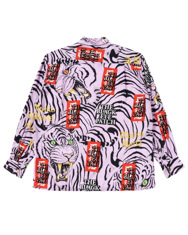 HAWAIIAN SHIRT L/S PINK